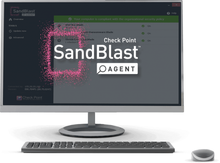 Расширенная защита рабочих станций и предотвращение угроз. SandBlast Agent