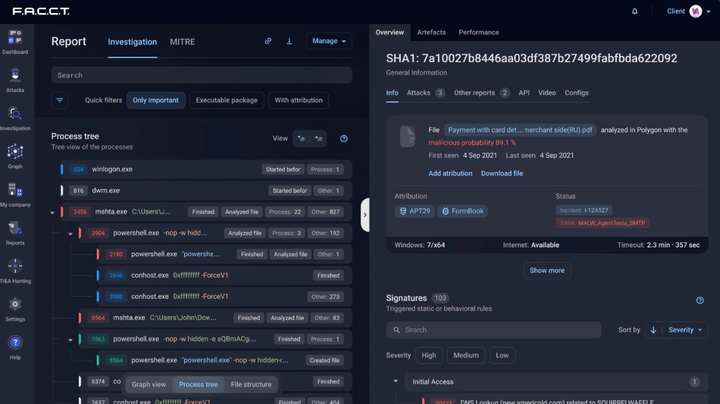 Детонация вредоносного ПО